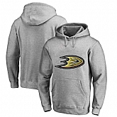Anaheim Ducks Gray All Stitched Pullover Hoodie,baseball caps,new era cap wholesale,wholesale hats